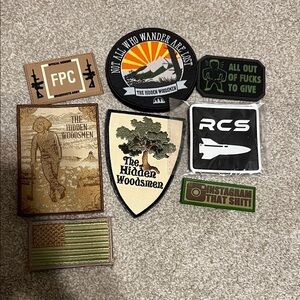 The Hidden Woodsmen and tactical patch set